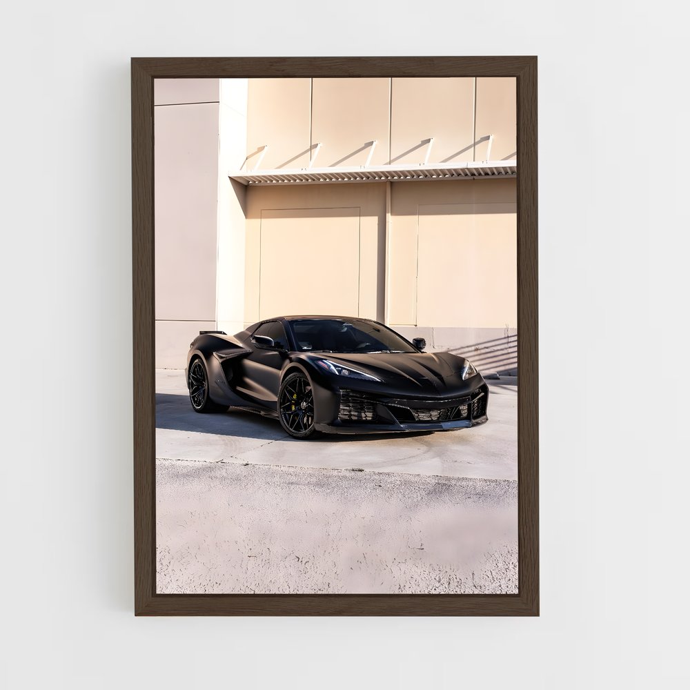 Poster Corvette en Crépuscule – affiche Chevrolet (vue 5)